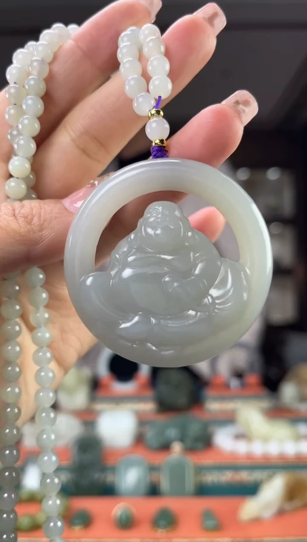 【闪购商品】和田玉颈饰未镶嵌佩佩50mm左右