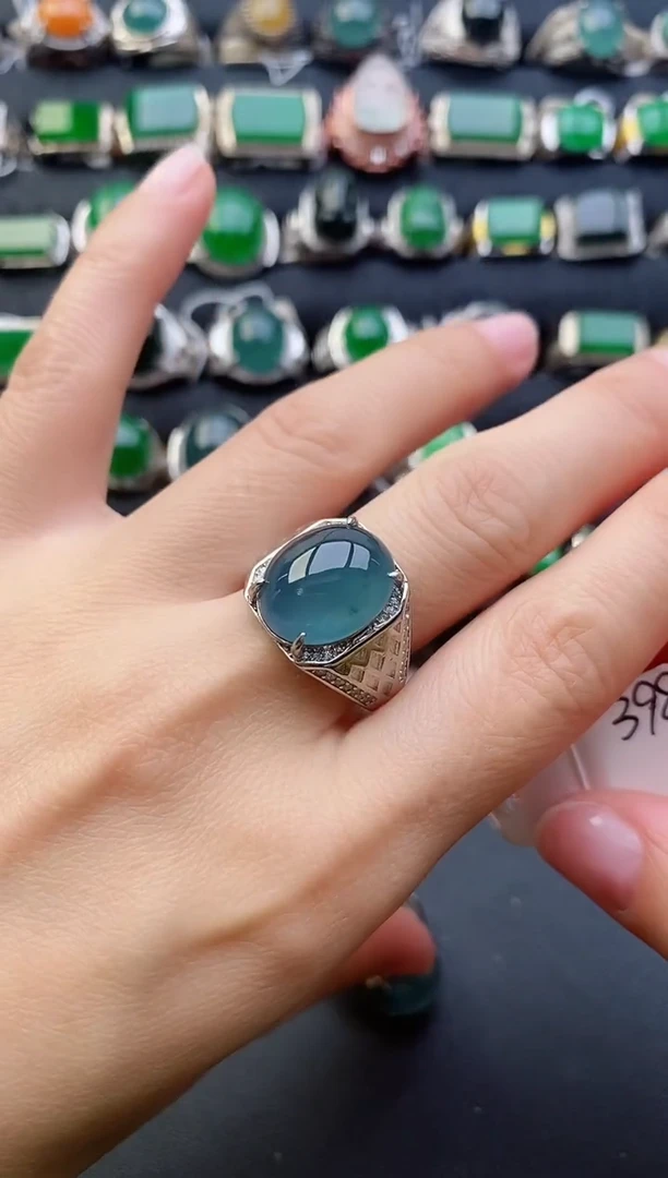 【闪购商品】翡翠戒指银S925镶嵌11111111