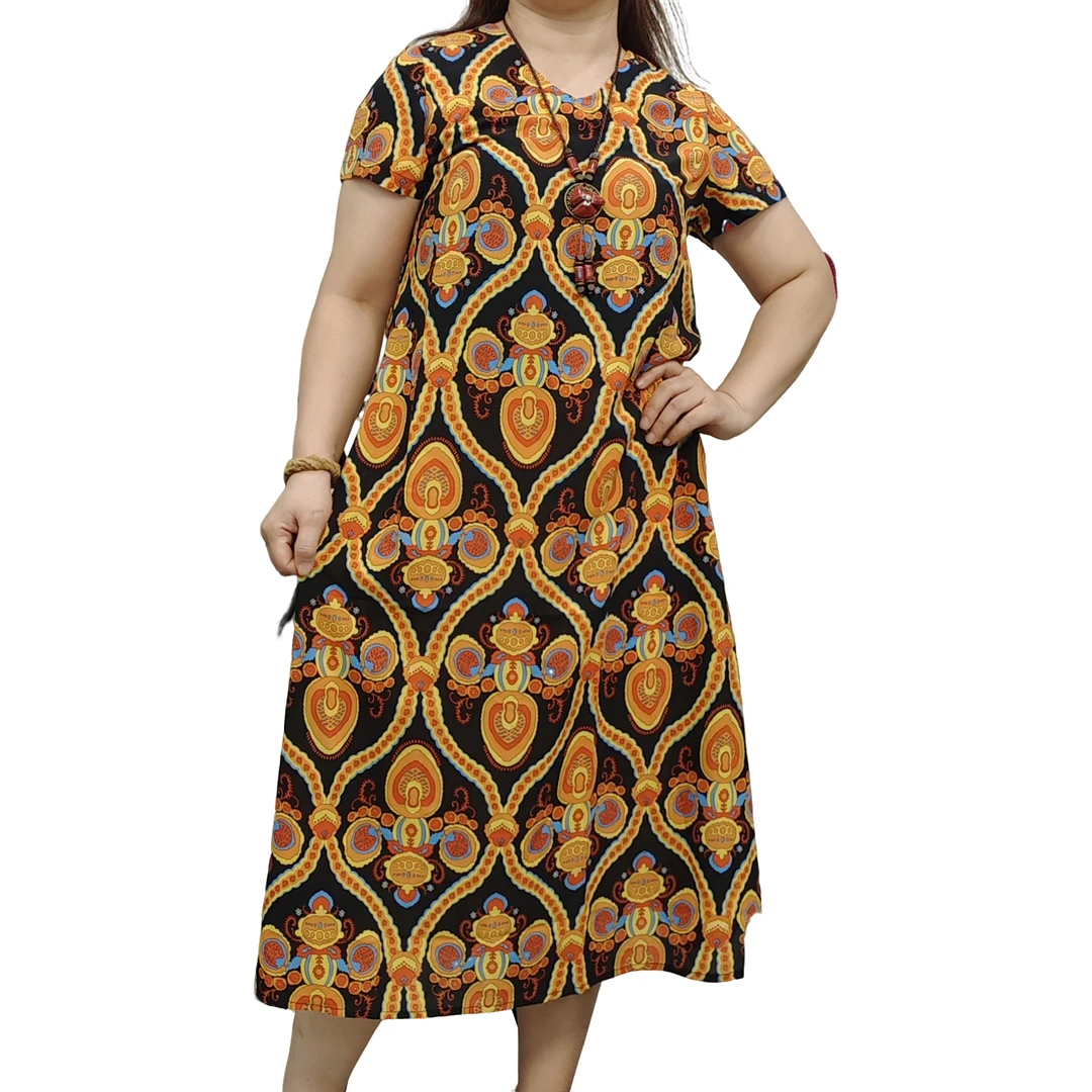 夏季新款气质时尚印花连衣裙