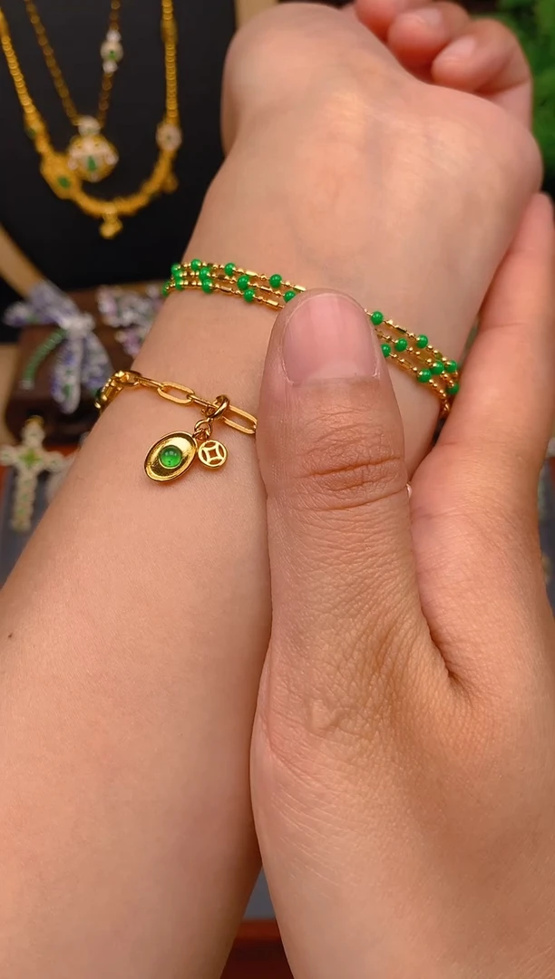 【闪购商品】翡翠吊坠(不含链)银S925镶嵌元宝