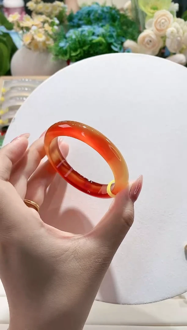 玛瑙/玉髓手镯未镶嵌40-53.8