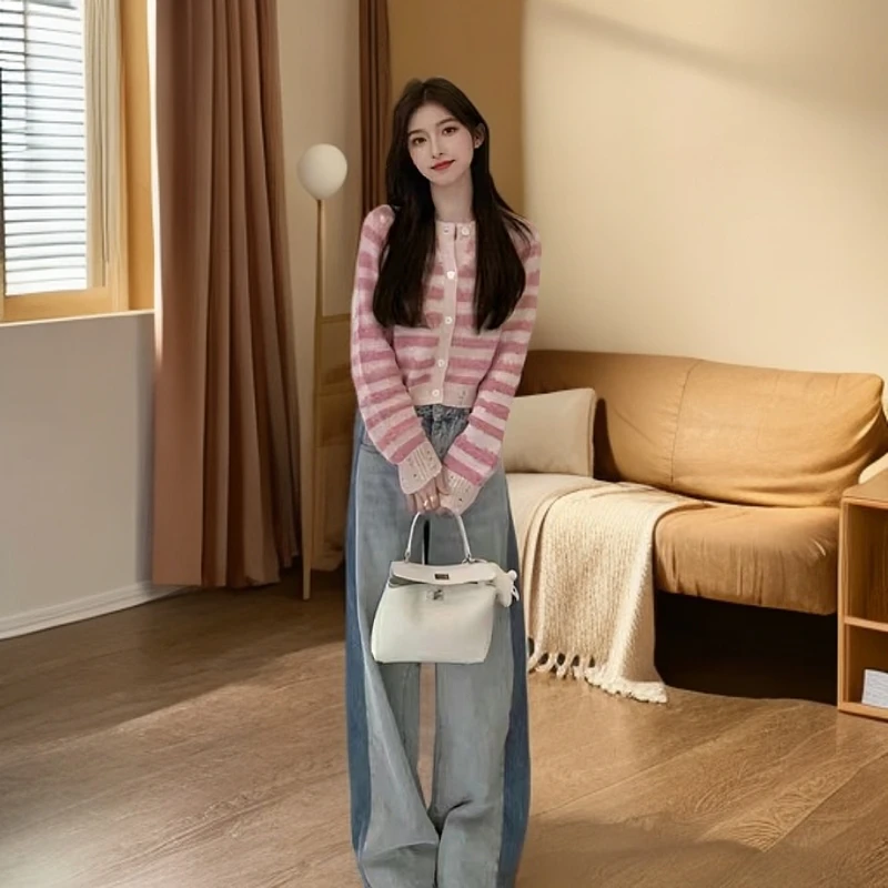 1151-1160.气质百搭套头毛衣开衫网红加厚款