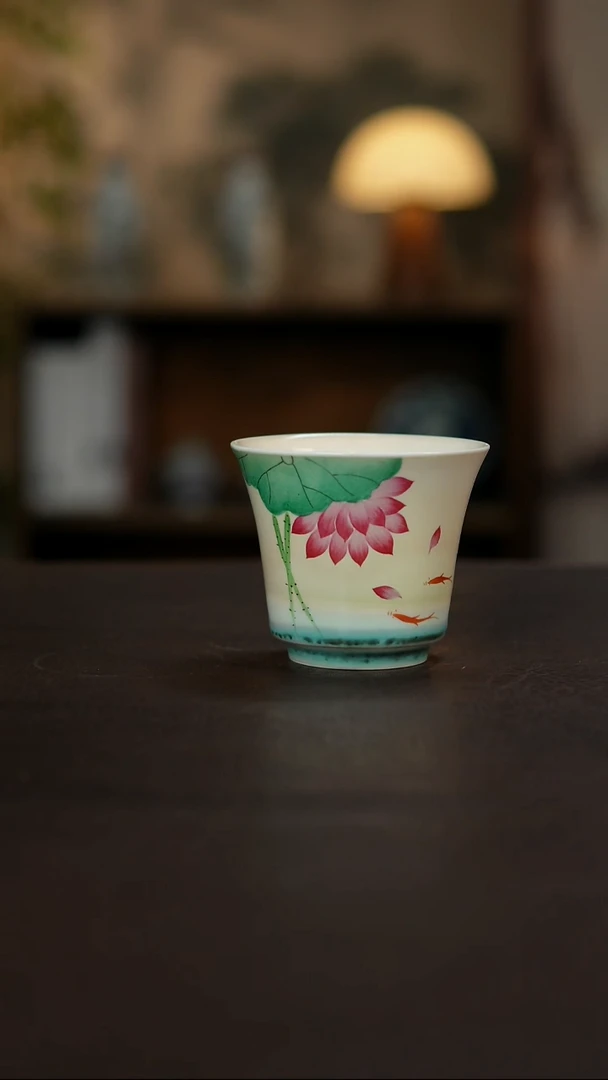 杯景德镇陶瓷杯碗柴烧多人