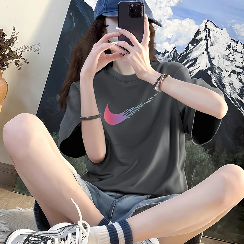 奥特莱斯官方正品夏季透气短袖女t恤舒适短袖女款爆款2025新款