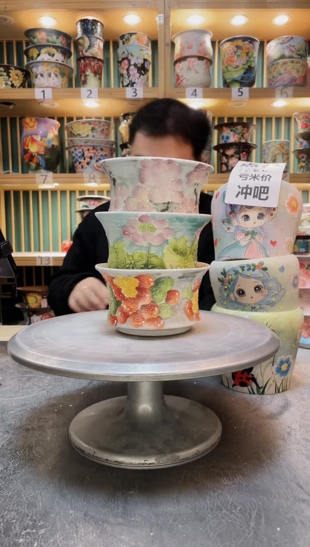 陶默认微瑕一物一拍1213-214-3个