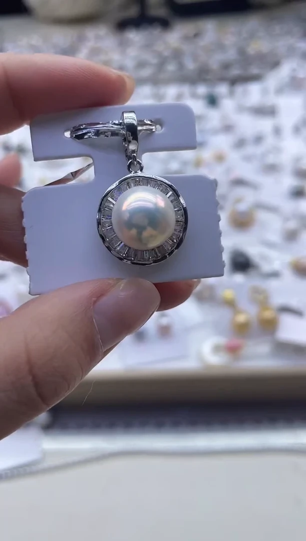 合金吊坠淡水珍珠10