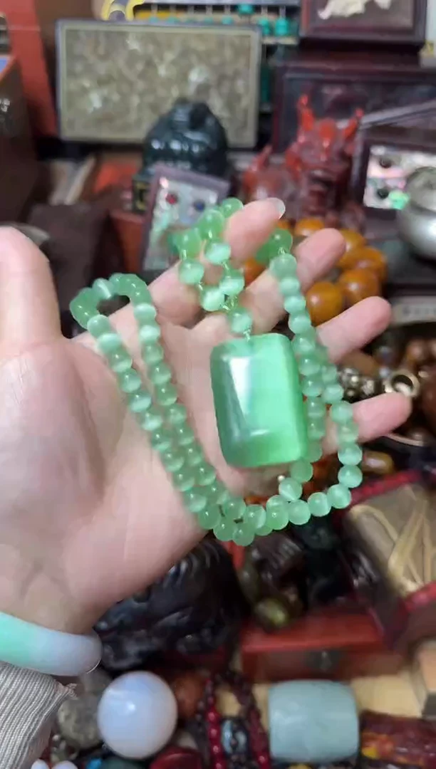 未镶嵌孔雀石1主播推荐：一物一拍，讲解为准！