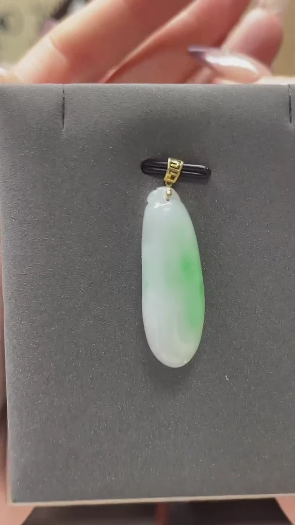 【闪购商品】翡翠颈饰18K金镶嵌佛公吊坠
