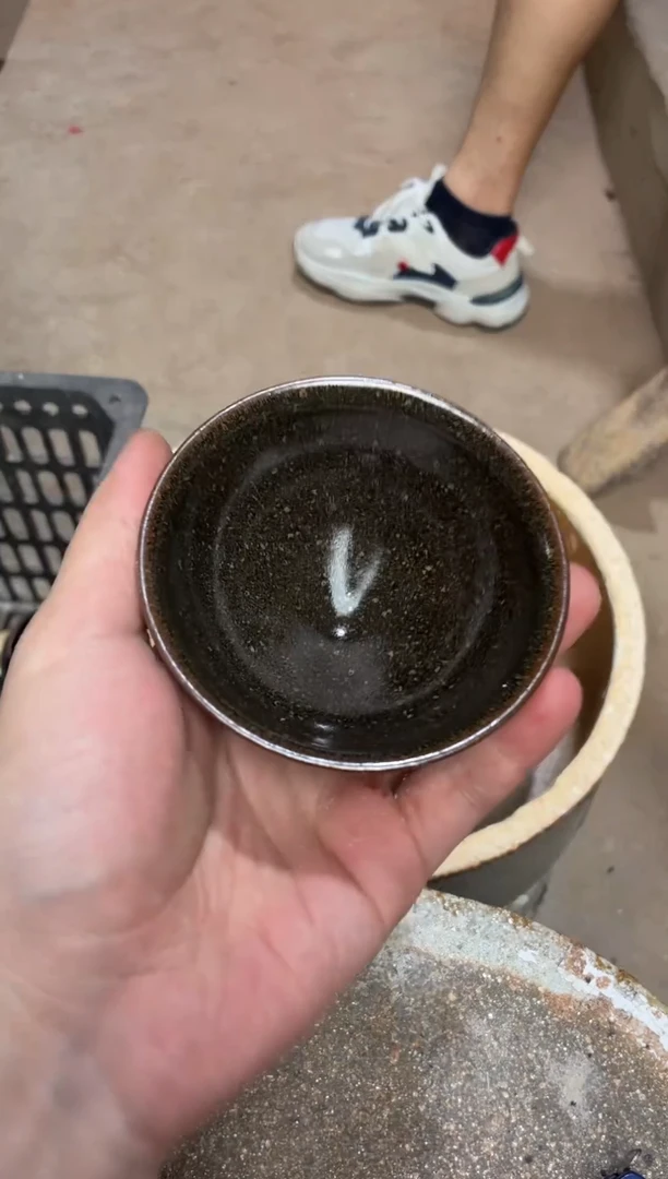 茶盏真柴烧建盏换点柴火