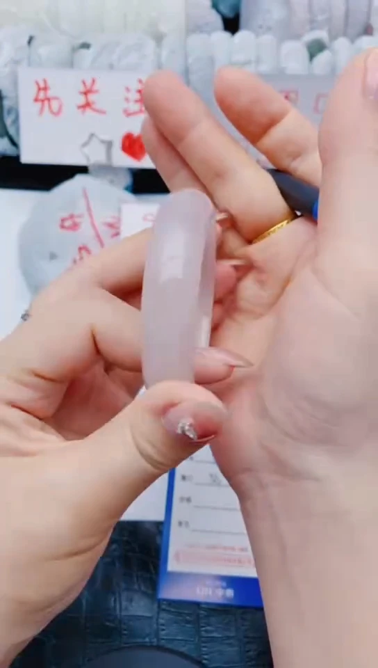 未镶嵌手镯石英质玉y65+50-51