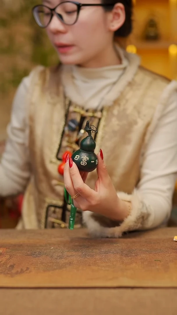 【闪购商品】318宴禾堂天然漆艺小葫芦--58