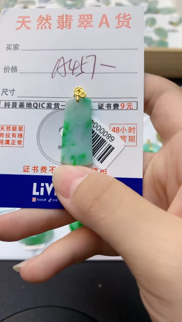 颈饰未镶嵌翡翠天然缅甸A货翡翠