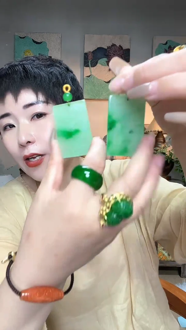 吊坠(赠链)合金翡翠多样性发货761