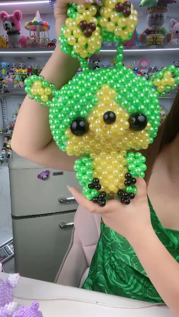 玻璃2848卡8马贝彩牛油果材料包1套