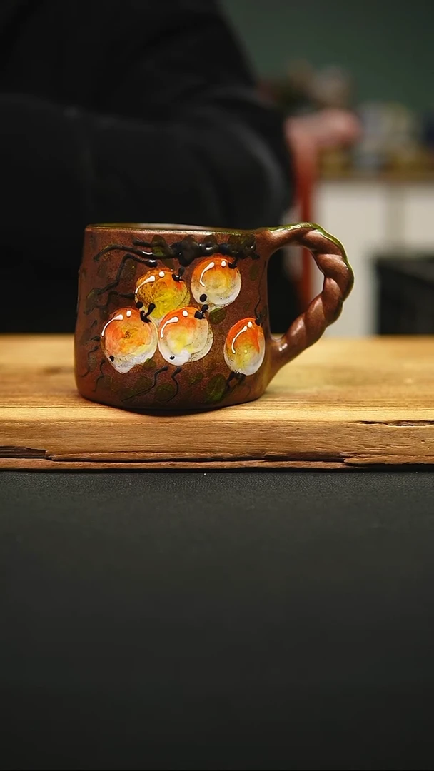 @@陶园瓷舍@@纯手工手绘@高温釉下彩