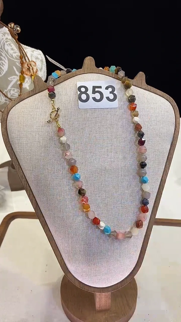 项链钛钢淡水珍珠853