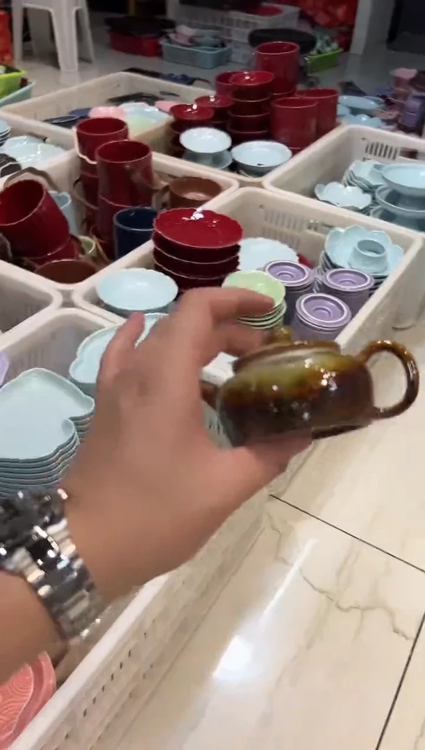 盘微瑕茶壶 介意勿拍