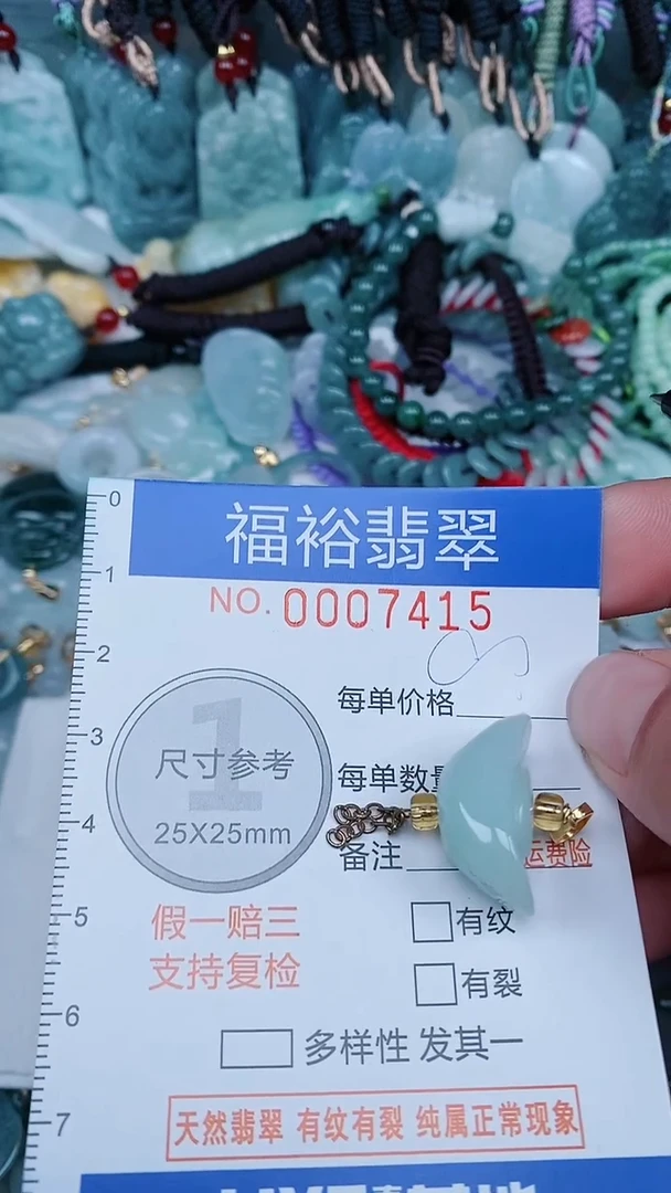 【闪购商品】翡翠颈饰未镶嵌...0007415