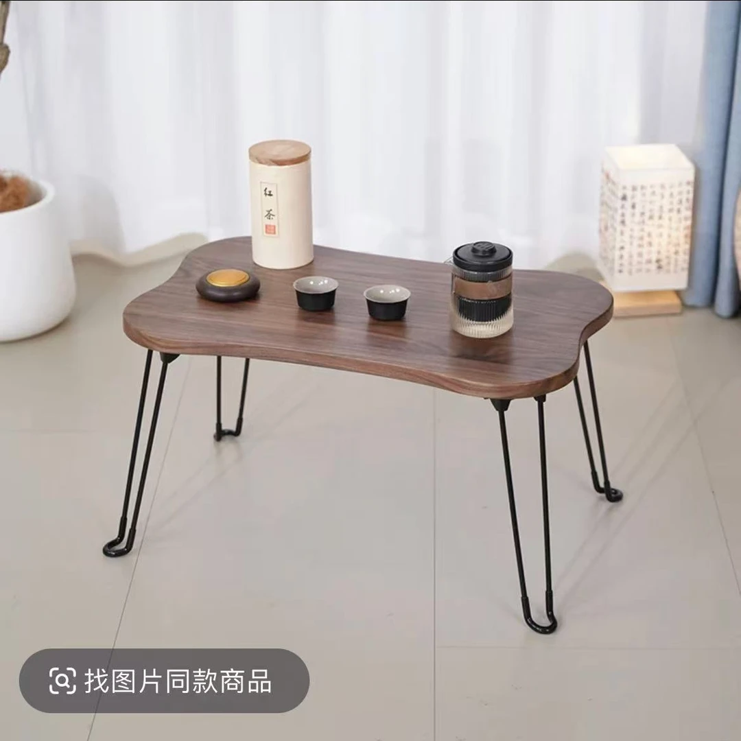 【飘窗桌】折叠家用客厅桌飘窗桌简约阳台北欧桌日式床上懒人小桌