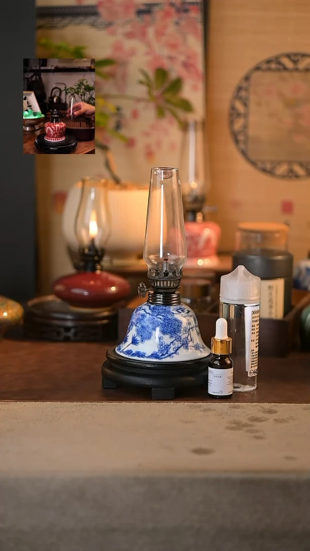 景德镇陶瓷香薰灯摆件