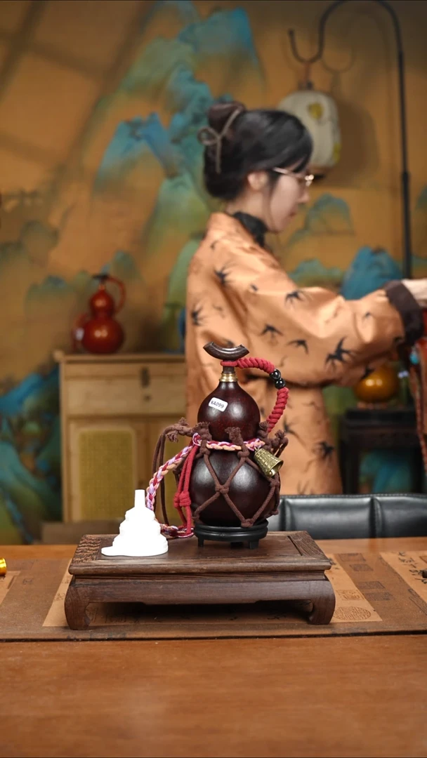 XA099网兜款大漆酒葫芦（现货现发）