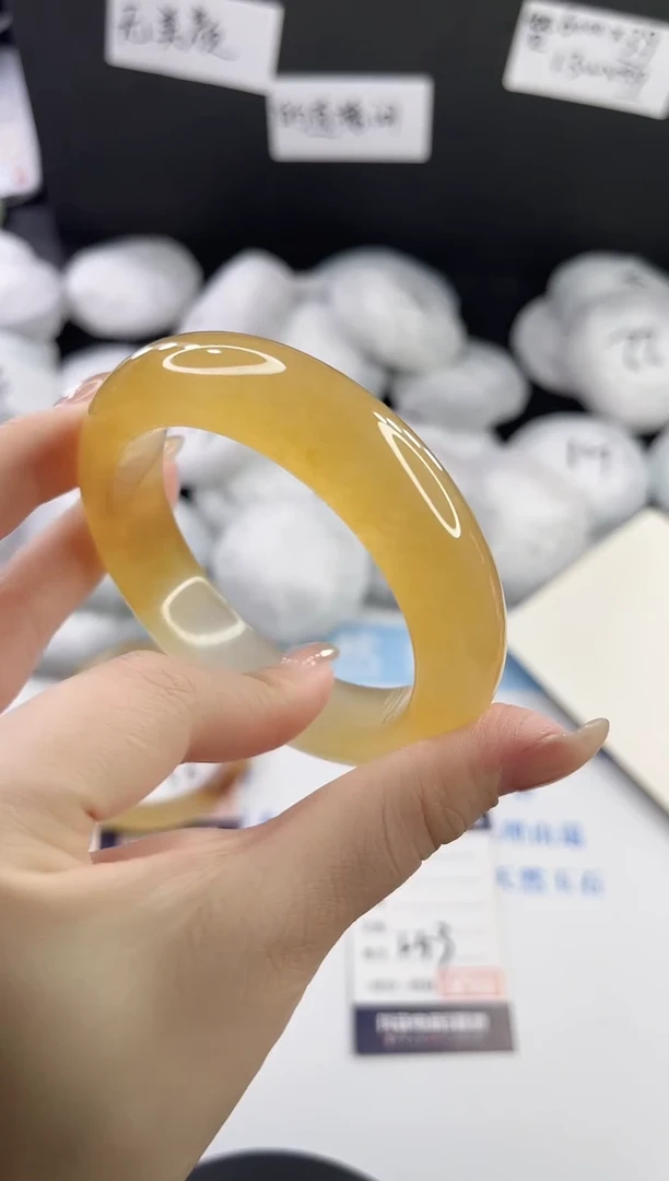 未镶嵌手镯石英质玉多样性发货L53