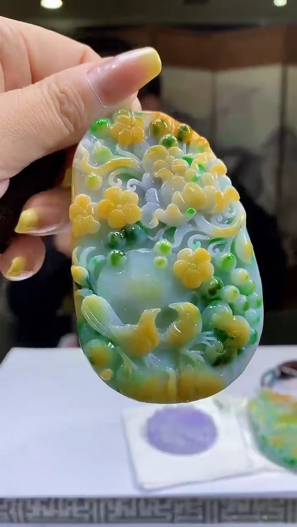 未镶嵌定制翡翠38/1227/W/花