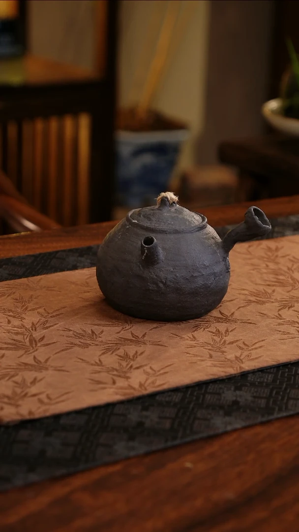 【闪购商品】紫砂茶壶伟壶紫砂奶奶灰侧把壶