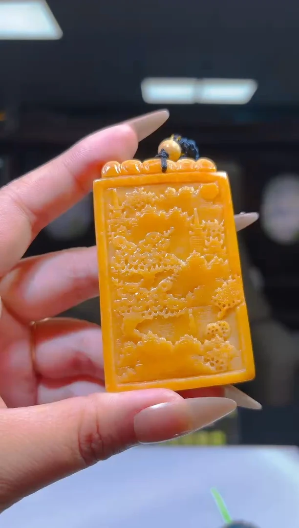 未镶嵌定制翡翠12/1110/L/山水