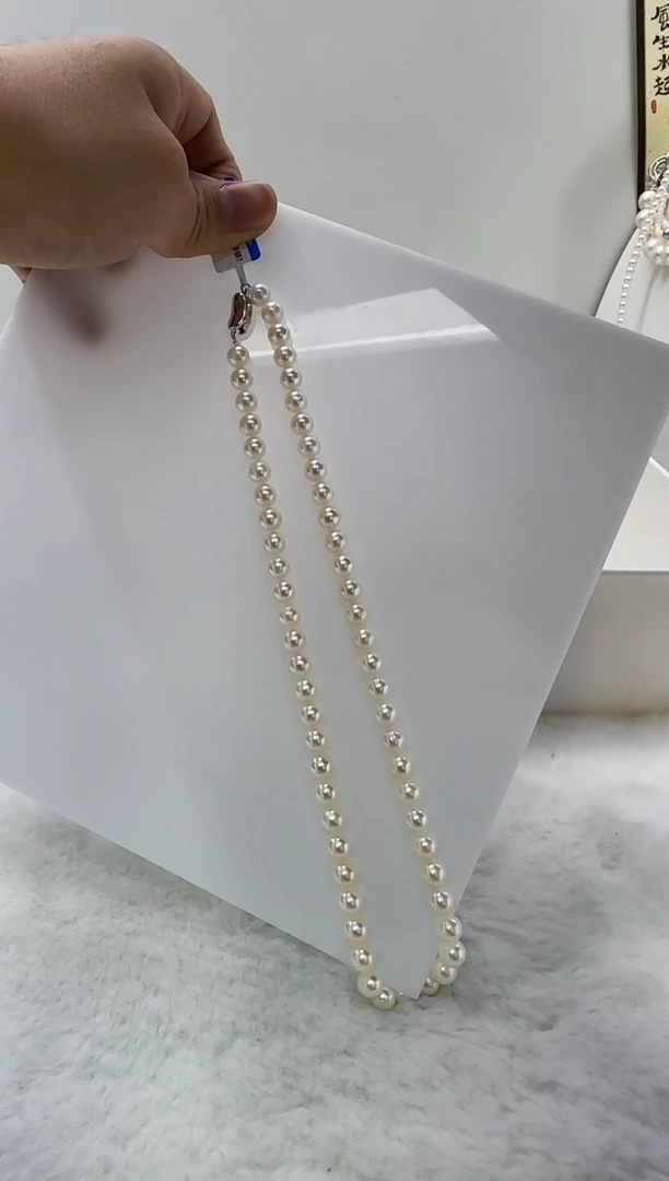 【闪购商品】海水珍珠DA银S925镶嵌t859 羽皇金串7