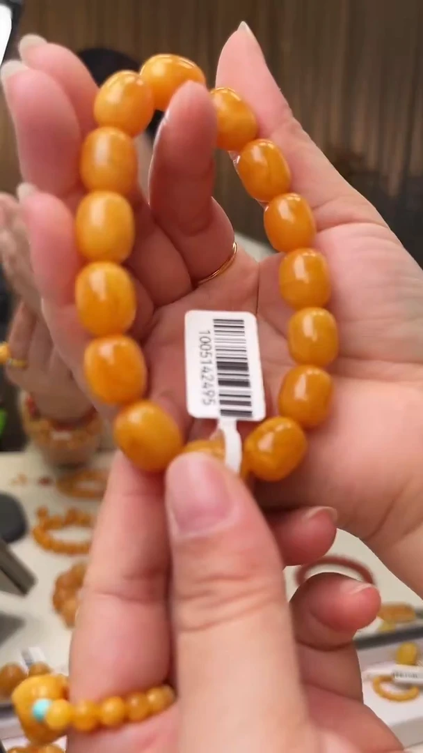 手链琥珀未镶嵌枣珠10