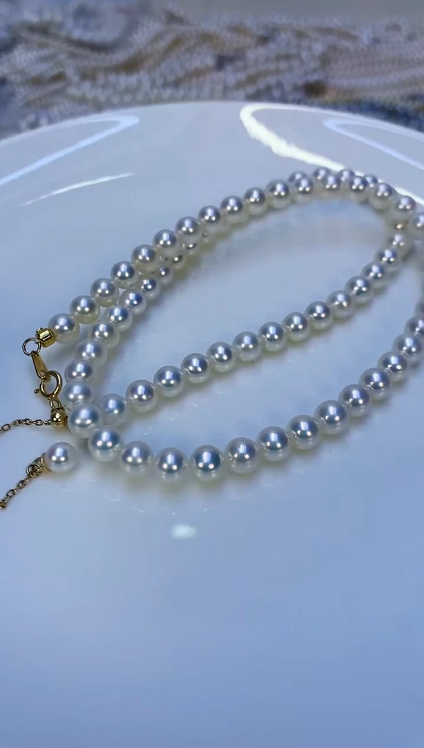 颈饰银S925镶嵌淡水珍珠Y61