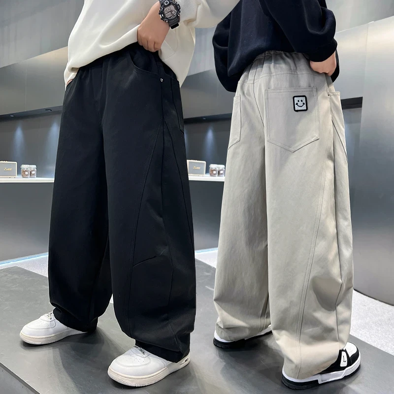 【百搭弯刀裤】儿童中大童宽松休闲运动裤男女童薄款秋季弯刀裤潮童