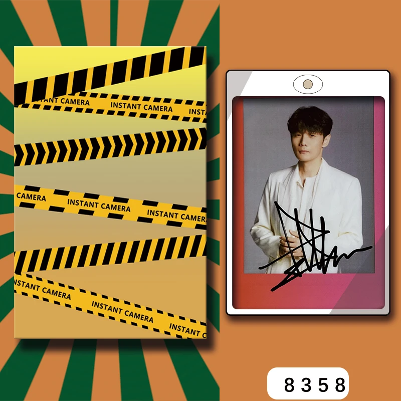 D8358【李荣浩】 正品拍立得照片 渐变
