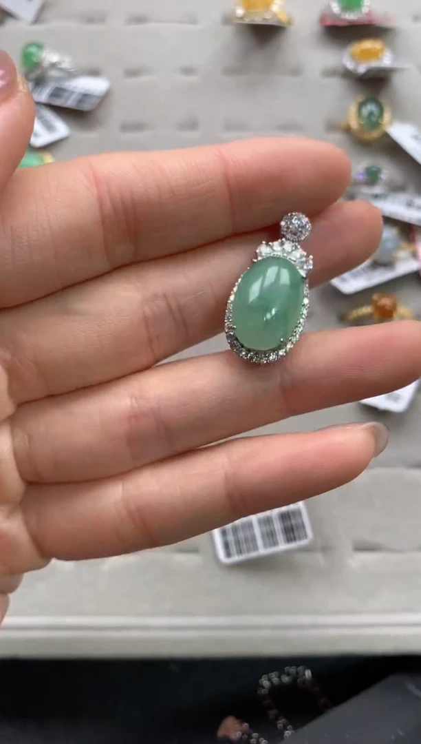 【闪购商品】翡翠戒指银S925镶嵌11111--8