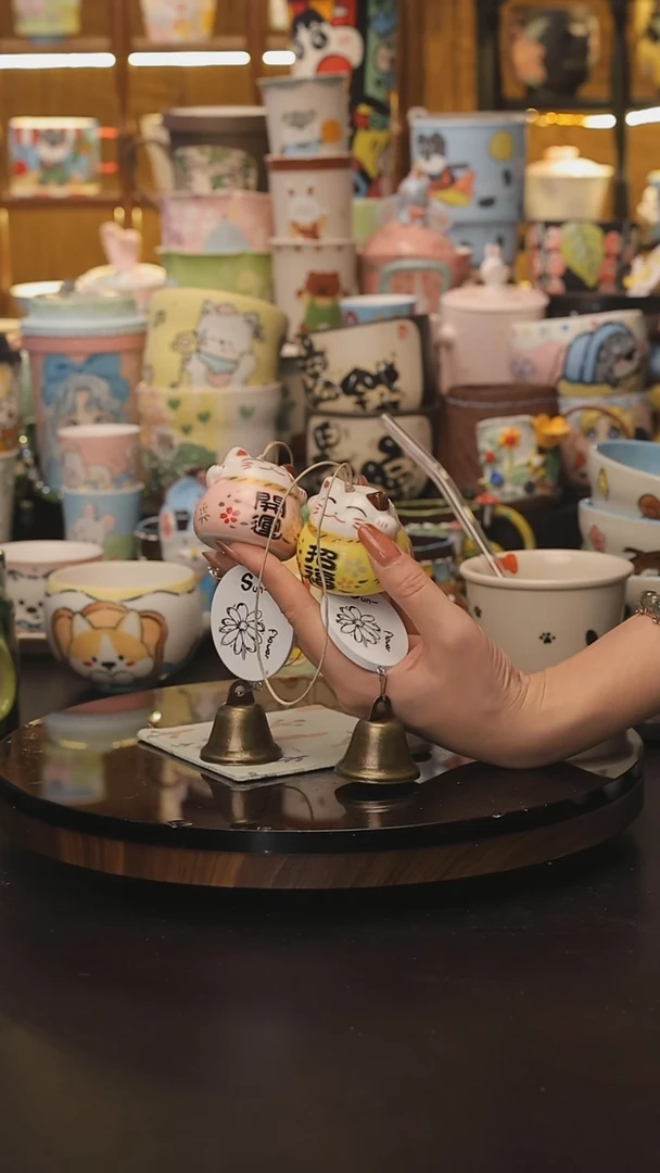 随机景德镇釉下彩绘设计师款式陶瓷