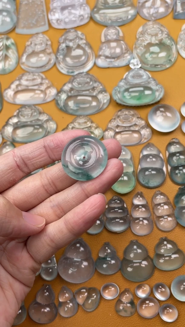 翡翠未镶嵌吊坠(不含链)平安扣24 5.9