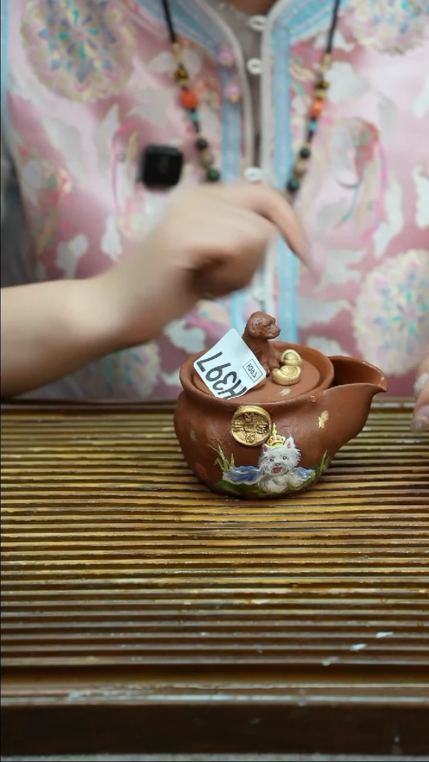 万古烧粗陶手工茶具