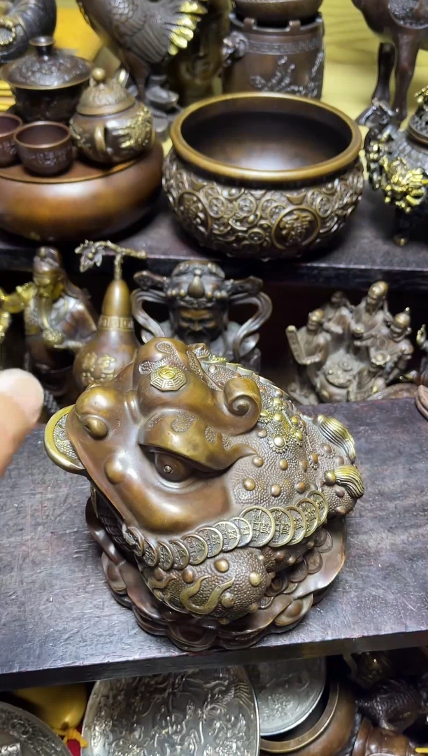 大金蟾精品铜器点击下单