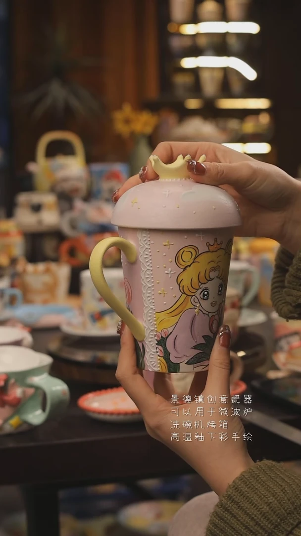 景德镇釉下彩绘设计师款式陶瓷