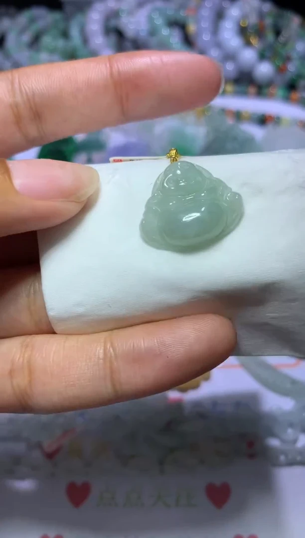 翡翠挂件未镶嵌MJX049298