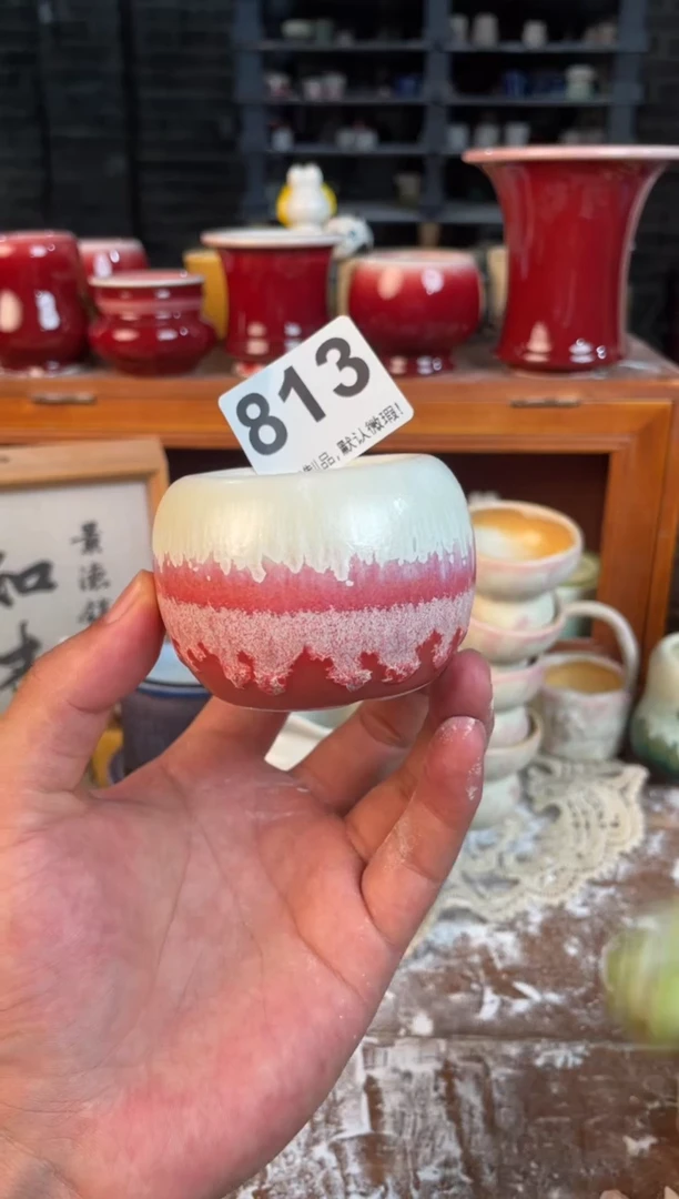 瓷片813知木小芳花盆