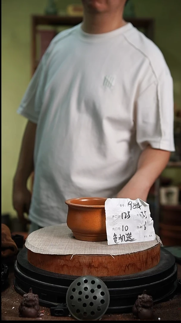 紫砂花盆花卉园艺9854