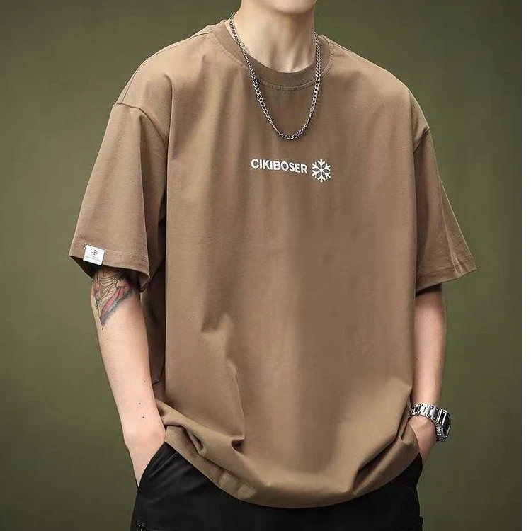 重磅百搭纯棉短袖显瘦潮流上衣夏季青少年内搭T恤短袖-5308