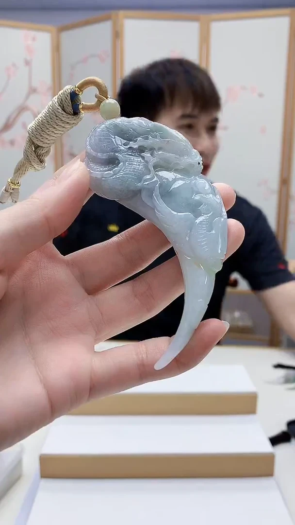 未镶嵌定制翡翠4868ry-毛货挂件59