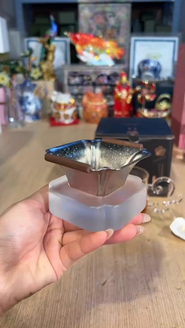 【闪购商品】杯34钛四方茶漏+垫