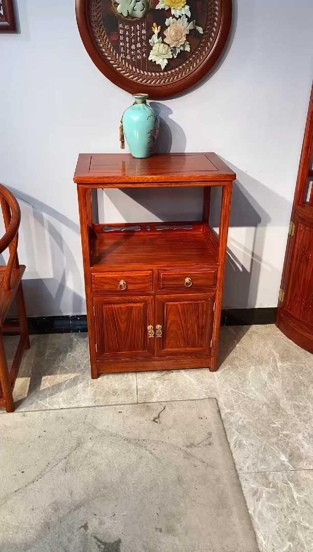 花梨木类成套家具60茶水柜