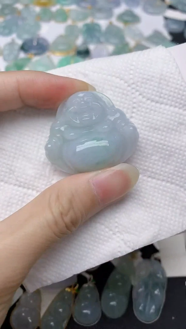 翡翠未镶嵌颈饰天然A货翡翠