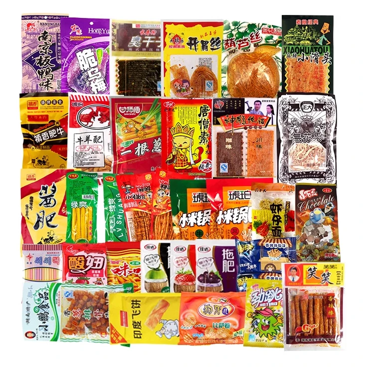 [连麦]小时候辣条零食儿时怀旧经典组合小吃童年面筋辣条糖果