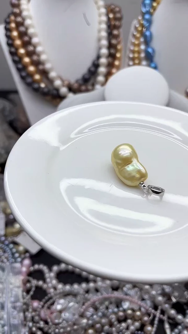 淡水珍珠未镶嵌颈饰1